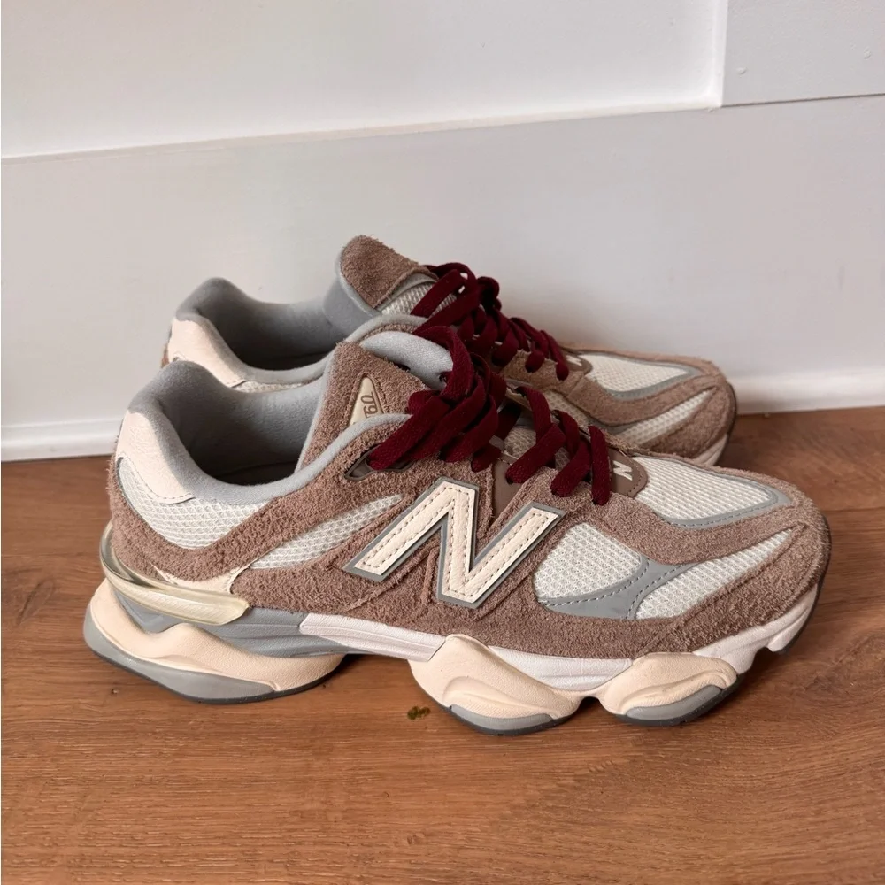 New Balance Sneakers with Burgundy Accents - Picture 3 of 7